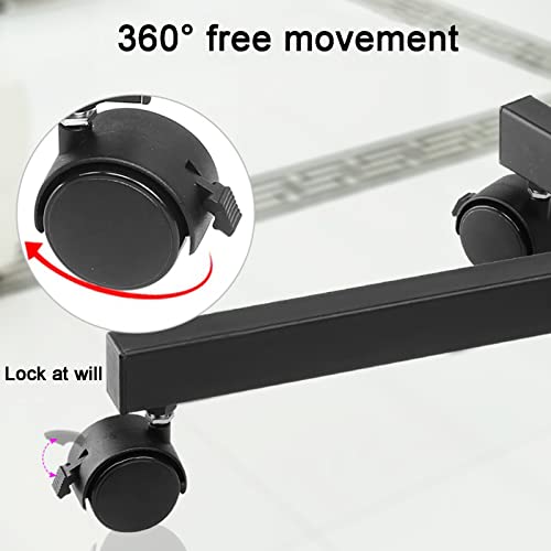 Soporte móvil de TV para 17-50 pulgadas regulable en altura miniatura 6