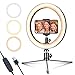 Produktbild HARMON LED Ringlichter 10"Makeup Selfie Ringlicht Mit 3 Lichtmodi Und 10 Helligkeitsstufen Für YouTube, Makeup, Live Streaming