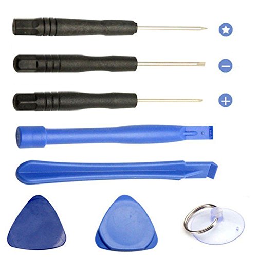 SPEEX 9in1 Repair Opening Pry Tools Screwdriver Kit Set for iPhone 8 / 7p / 7 /SE / 6s / 6s Plus / 6/6 Plus / 5S / 5 / 4S / 4 / 3G / iPod Touch