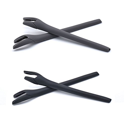 Earsocks Oakley Radar EV Path kit silicone noir gris pour réparer des branches glissantes