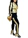 SIAEAMRG Women 2 Piece Glitter Sequin Outfits Tracksuit, Long Sleeve Jacket Tops Bodycon Long Pants Sparkle Sweatsuit Club Wear (L, Gold)