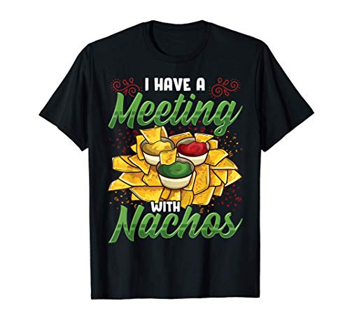 Nachos Salsa Guacamole Queso Dip Cotización Camiseta