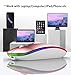 immagine 5Coener M12 Mouse Senza Fili Bluetooth, Bluetooth 5.1 + 2.4G Wireless Ricaricabile Mouse Senza Fili Ottico Piccolo Portatile con Mouse USB per per Notebook, PC, Laptop, Computer, MacBook (Oro Rosa)