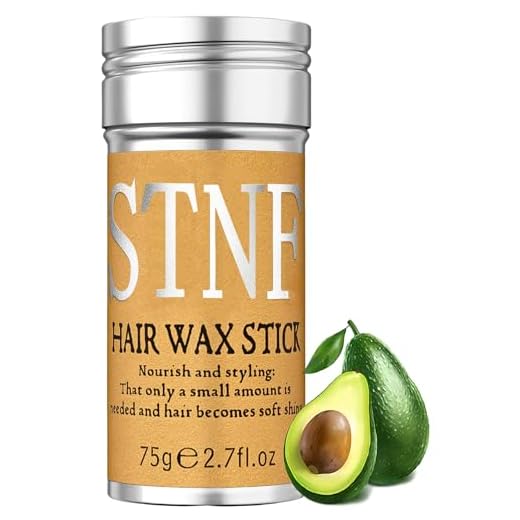 flintronic Barra de Cera para el Cabello, Cera para el Pelo, Palo de Goma para el Cabello sin Grasa, Agarre Fuerte, para Pelucas, Pelos Ssueltos, Encrespamiento, Cabello de Bebé (75g)