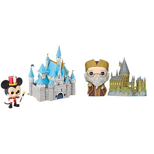 En Oferta Funko Pop! Town: Disney 65Th - Disney Castle With Mickey, 6&Quot; &Amp; Pop! Town: Harry Potter 20Th Anniversary - Dumbledore With Hogwarts