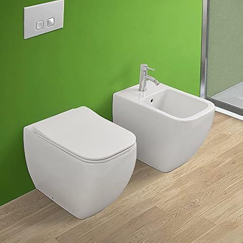 Sanitary Ware Set with Soft Close Toilet Cover