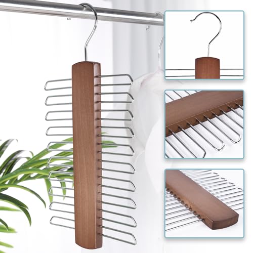 Hakday 2Pcs Tie Rack For Closet thumb #3