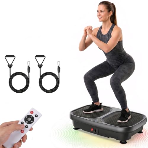 NEWBULIG Vibration Plate with Pull Ropes