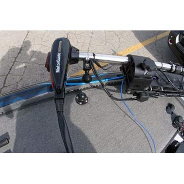 image for RAM MOUNTS RAM Trolling Motor Stabilizer with Strap Hose Clamp, Black