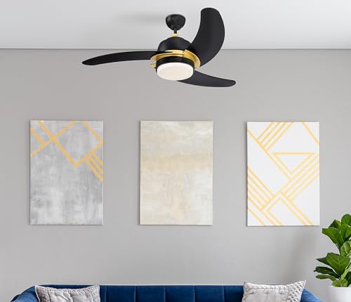 Ventilateur de plafond avec lampe LED Simone Westinghouse silen