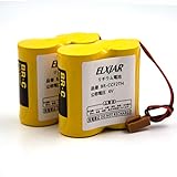 (2-Pack) BR-CCF2TH 6V Lithium Replacement Battery for Fanuc oi Mate Model-D, Panasonic Controls, PLC...