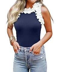 Navy White Ruffle