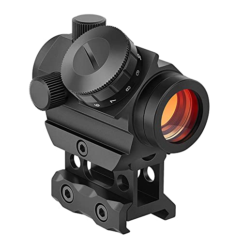 Paike 1 x 25mm Viseur à Points Rouges avec Support de Colonne Montante de 1 Pouce Cover