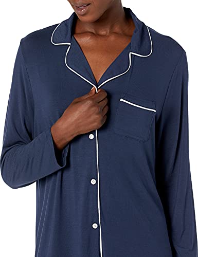 Image of Amazon Essentials Women's Piped Nightshirt (Available in Plus Size)