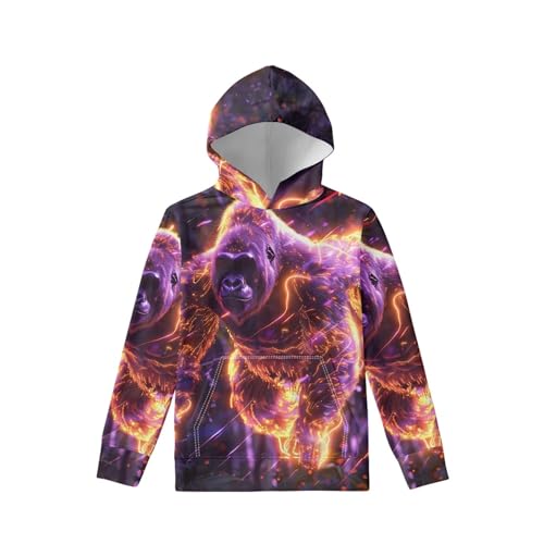 Amazon.com: Fowototi Cool Graphic Hoodie with Front Pocket Cool