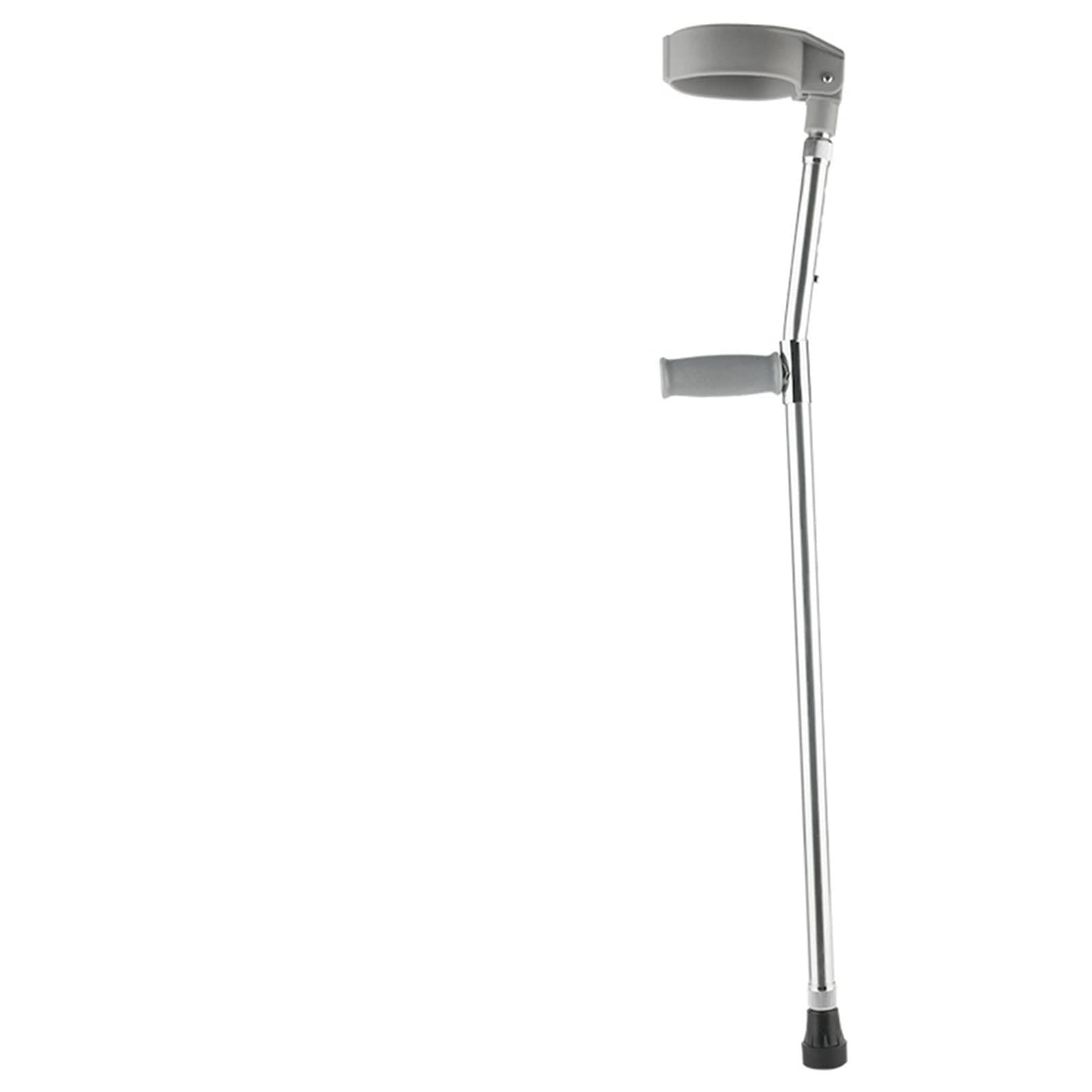 Muletas de Antebrazo para Adultos, Muletas de Brazo Ajustables, Muletas Ligeras de Aluminio con Puntas de Goma Antideslizantes, Muletas Cómodas y Ergonómicas con Manguitos (Size : 1 Count)