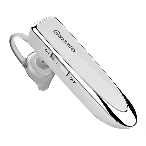Glazata Wireless Bluetooth Headset Earpiece with Mic, 30-hrs Talking Time Stereo A2DP Hands-Free