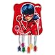 BeenSmile, Pinata Basic Ladybug, Partyzubehör, Pinata zum Befüllen mit Spielzeug oder Leckereien, Dekoration für Kinderpartys, Geburtstage und Feiern