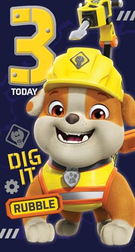 Danilo Promotions Ltd PAW Patrol Birthday Card Age 3