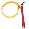 boeray 6.3" (160mm) Capacity Multi-Purpose Belt Strap Wrench,23" (585mm) Length Adjustable Strap and 12" (300mm) Steel Handle Yellow