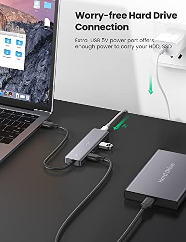 image for UGREEN USB 3.0 Hub 4 Port USB Extender Compatible for MacBook Mac Pro 