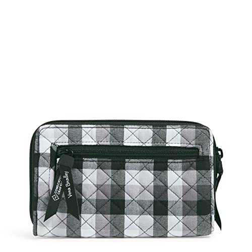Image of Cotton Turnlock Wallet With Rfid Protection