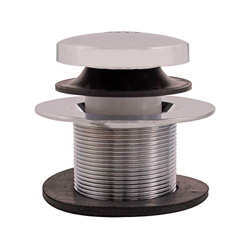 Eastman Tip-Toe Bath Drain Assembly Kit, 1-3/8 inch x 16 Inch Fine Thread, Chrome Plated, 35234