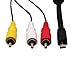 WYMECT Replacement AVC-DC400ST Audio Video RCA Cable for Canon EOS 1D, 1D X, 500D, 550D, 5D Mark III, 600D, 60D, 650D, 700D, 7D and More