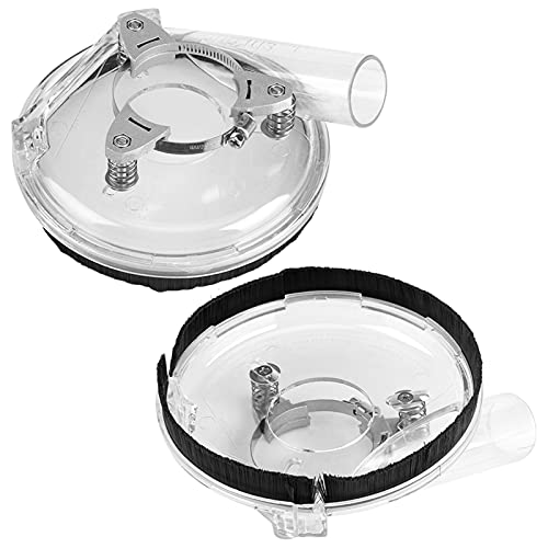 Cocoarm Cubierta Antipolvo para Amoladora Angular, Diseño de Plástico, Control Superior del Polvo, Borde Extraíble, Altura Ajustable para Amoladoras Angulares de 4 y 5 Pulgadas - imagen 5