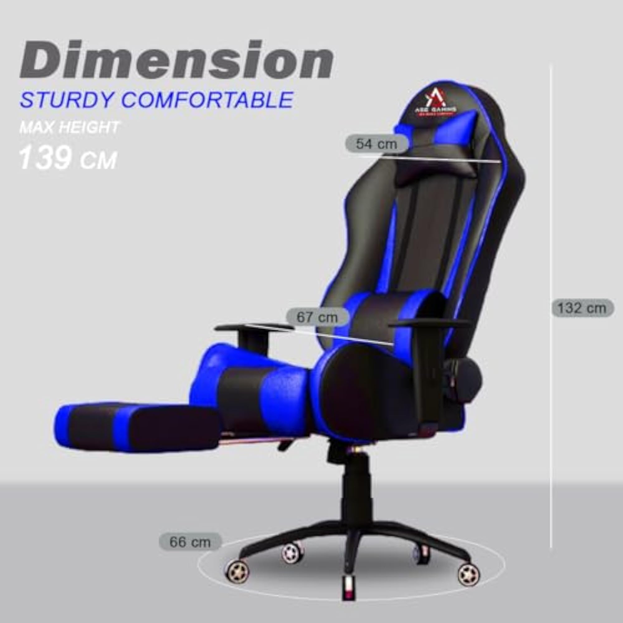 Gold Series Ergonomic Chair with Footrest