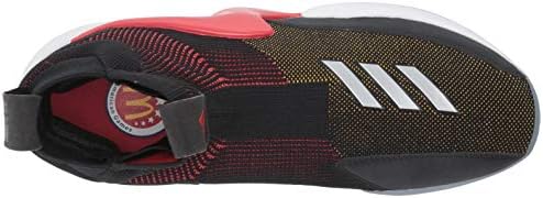 adidas Tênis de basquete unissex adulto Jag79, Preto/Vermelho