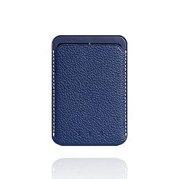 SLG Design SD20802MS MagSafe Card Case, Wallet, Genuine Leather, iPhone 12, Card Storage, Back and Built in Electromagnetic Waves Prevention Sheet, 2 Card Storage, Full Grain Leather