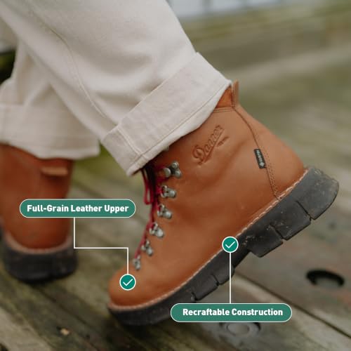 Image of Danner Women's Eastwood Waterproof Hiking Boot | Waterproof Leather Upper, Cushioned Insole, Rugged Traction Outsole, Lace-Up Ankle Support, Breathable Lining