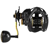 Baitcastrolle,KOCAN Kohlefaser-Baitcasting-Rolle 6 + 1BB Baitcaster-Rolle Angelrolle Hochgeschwindigkeits-6,3: 1-Übersetzungsverhältnis Magnetbremssystem