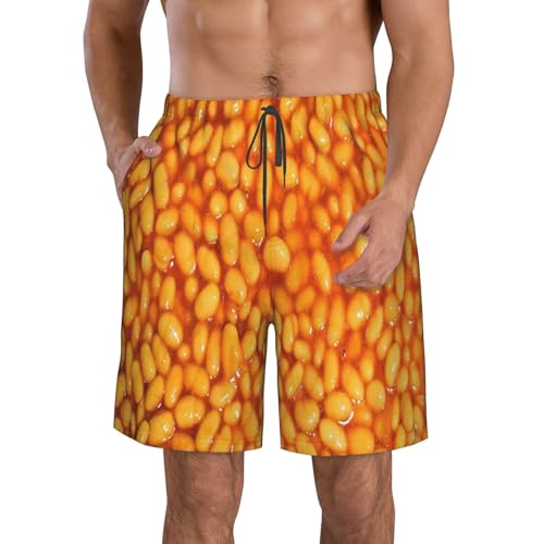 Onion Mens Swim Trunks Quick Dry Casual Lightweight Drawstring Board Shorts with Pockets Cool Mesh Lining