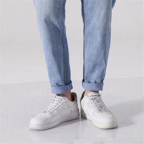 Men Stretch Slim Straight Regular Fit Male Denim Pants Casual Pants Streetwear Trousers3