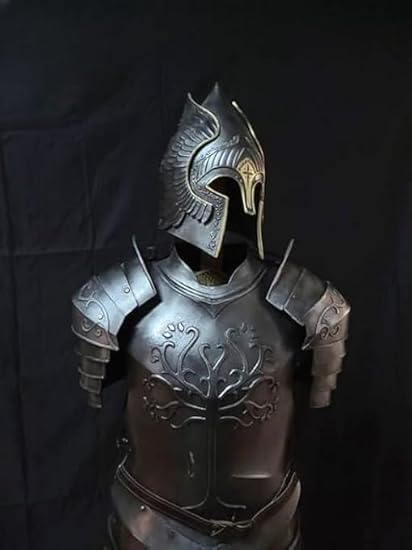 Medieval Knight Armor Set – Black Antique Full Body Infantry Suit for Halloween, LARP & Cosplay Costume