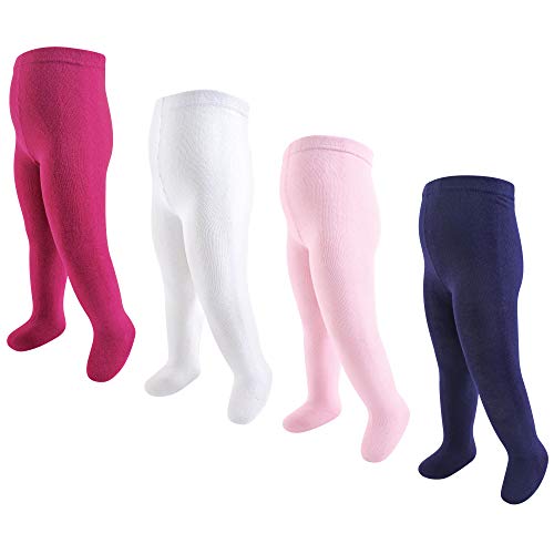 Image of Touched by Nature Baby and Toddler Girl Organic Cotton Tights