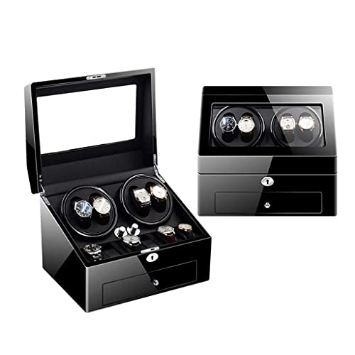 Reloj de almacenamiento de visualización con vitrina superior y acabados de lujo para relojes