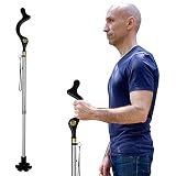 Honmido Walking Cane Foldable for Men & Women Seniors for Balance,Self Standing Folding Cane,Height