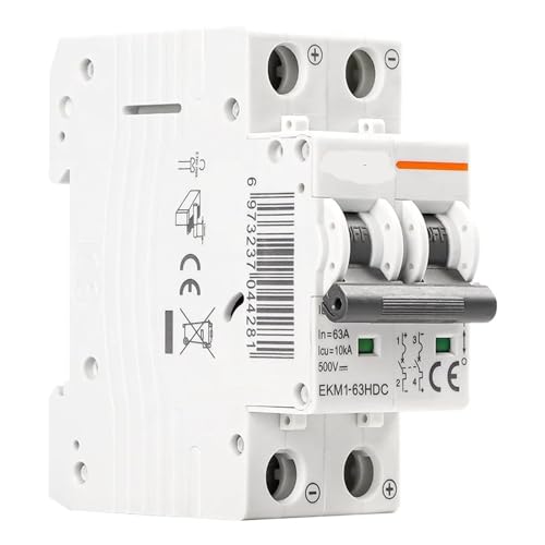 Disyuntor DC 1000V pequeño de 2 polos para cajas de proteccion solar 3