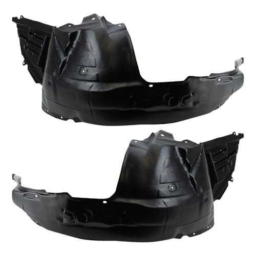 Image of TRQ Front Inner Fender Liner Set Compatible with 2011-2014 Subaru Impreza SU1248123 SU1249123