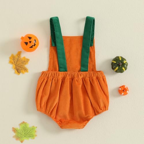 YINGISFITM My First Thanksgiving Baby Boy Outfit Newborn Turkey Onesie Bubble Romper Corduroy Overalls Thanksgiving Clothes4