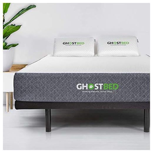 GhostBed Classic 11 Inch Cool Gel Memory Foam & Latex Mattress