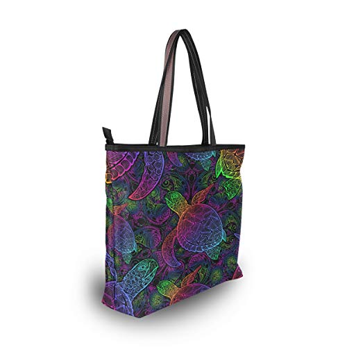 Sea Turtle Boho Handbags And Purse For Women Tote Bag Large Capacity Top Handle Shopper Shoulder Bag #TOP5