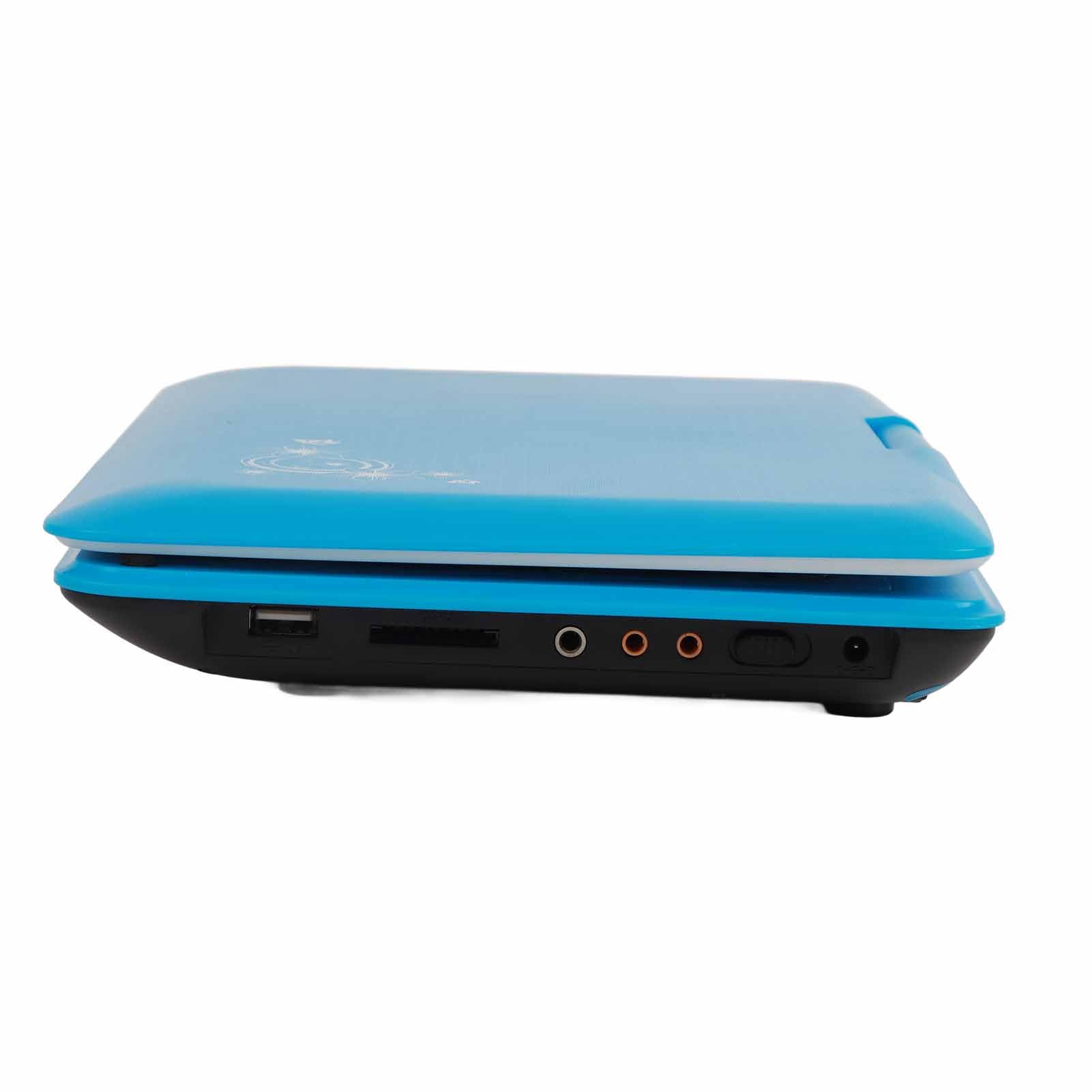 Reproductor de DVD Portátil, Reproductor de DVD Multifuncional de Alta Definición de 12 "Full HD para Coche, para Viajes Al Aire Libre (Azul)