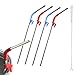 Stainless Steel Metal Straws for YETI, RTIC and OZARK Tumblers Cups fit 30 oz & 20 oz. Multicolor Silicone Clips (4-Pack). Premium Dishwasher Safe, Extra Long, Ergonomically Bent - by PrimeStraws