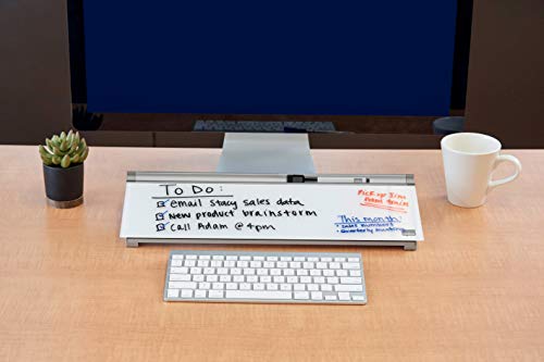 Nobo Desktop Whiteboard Pad With Dry Erase Glass Surface 45.8X15.4Cm - 11