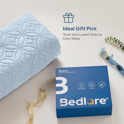 Image of BEDLORE Waterproof Mattress Protector, Full Size Mattress Pad