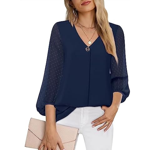 Bebonnie Women's Plus Size Chiffon Tunic Cover